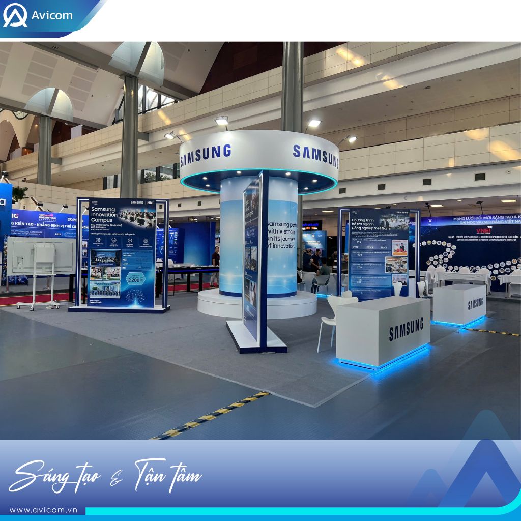 SAMSUNG &amp; NIC tại Innovation Day 2026 | Gian hàng công nghệ 189m²
